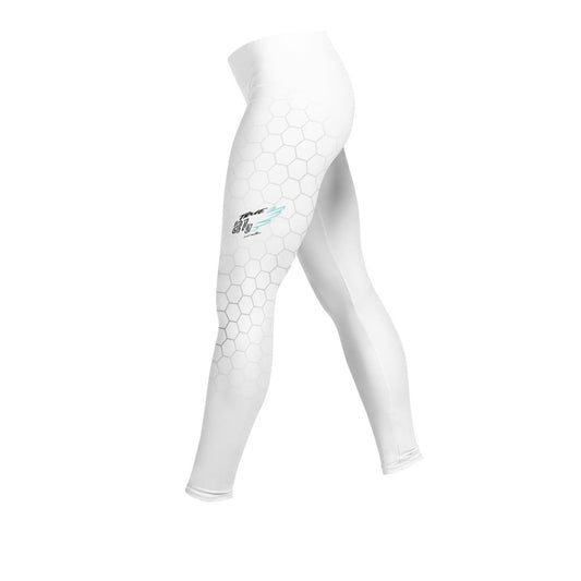 GYM LEGGINGS WHITE HEX