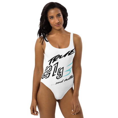 TRUE21G SWIMSUITE WHITE ORIGINAL LABEL