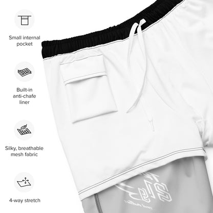 SWIM TRUNKS BLACK WHITE LABEL