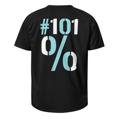 GYM JERSEY #101% BLACK