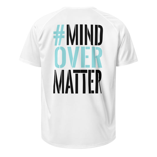 GYM JERSEY #MIND OVER MATTER WHITE