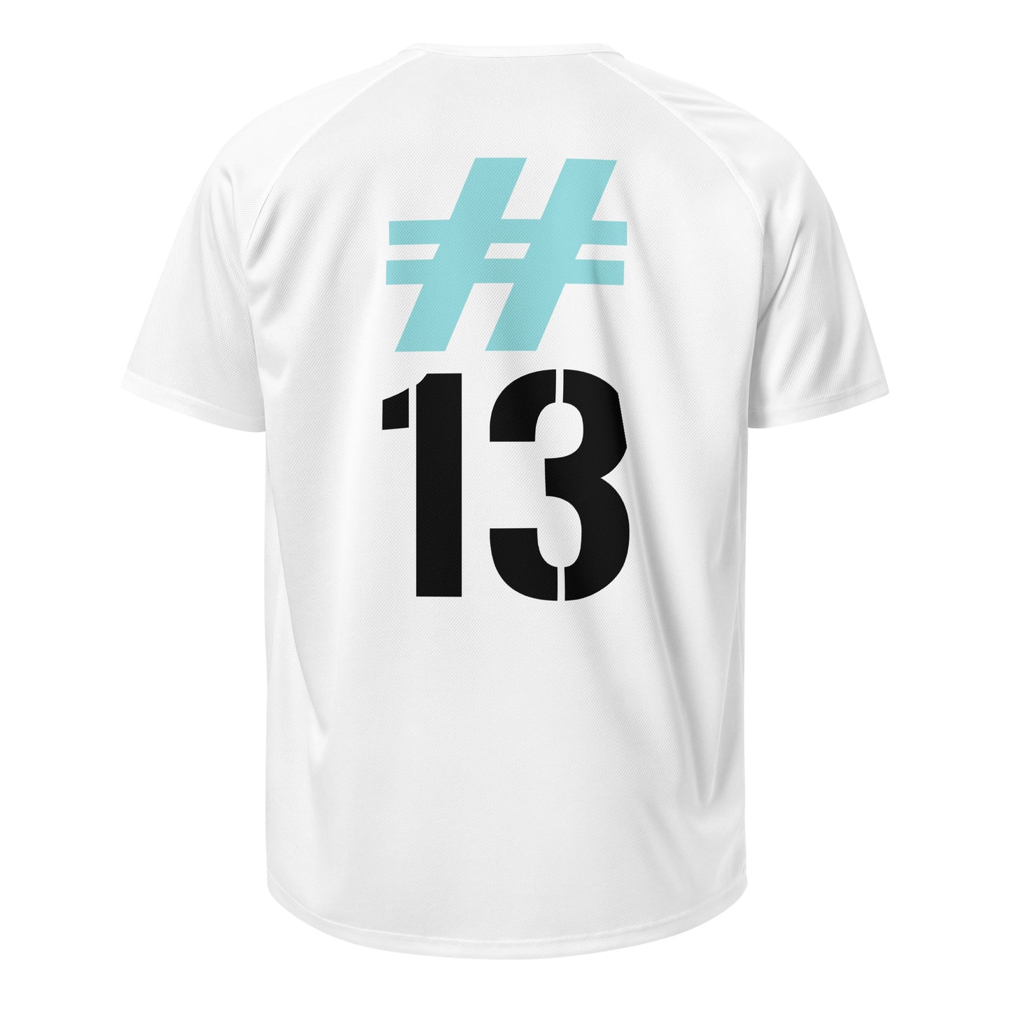 GYM JERSEY #13 WHITE