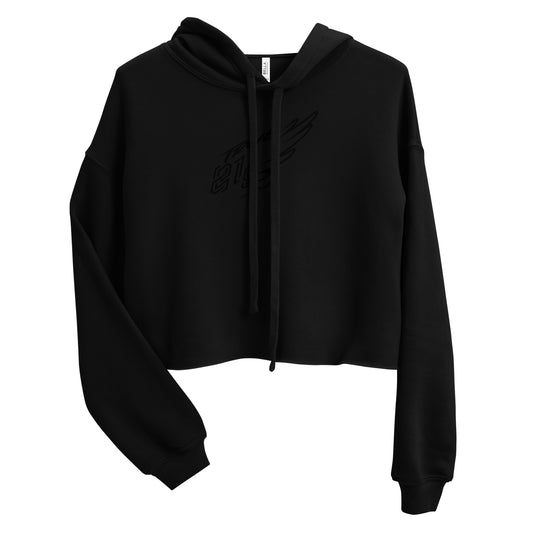 TRUE21G CROP HOODIE BLACK SERIES